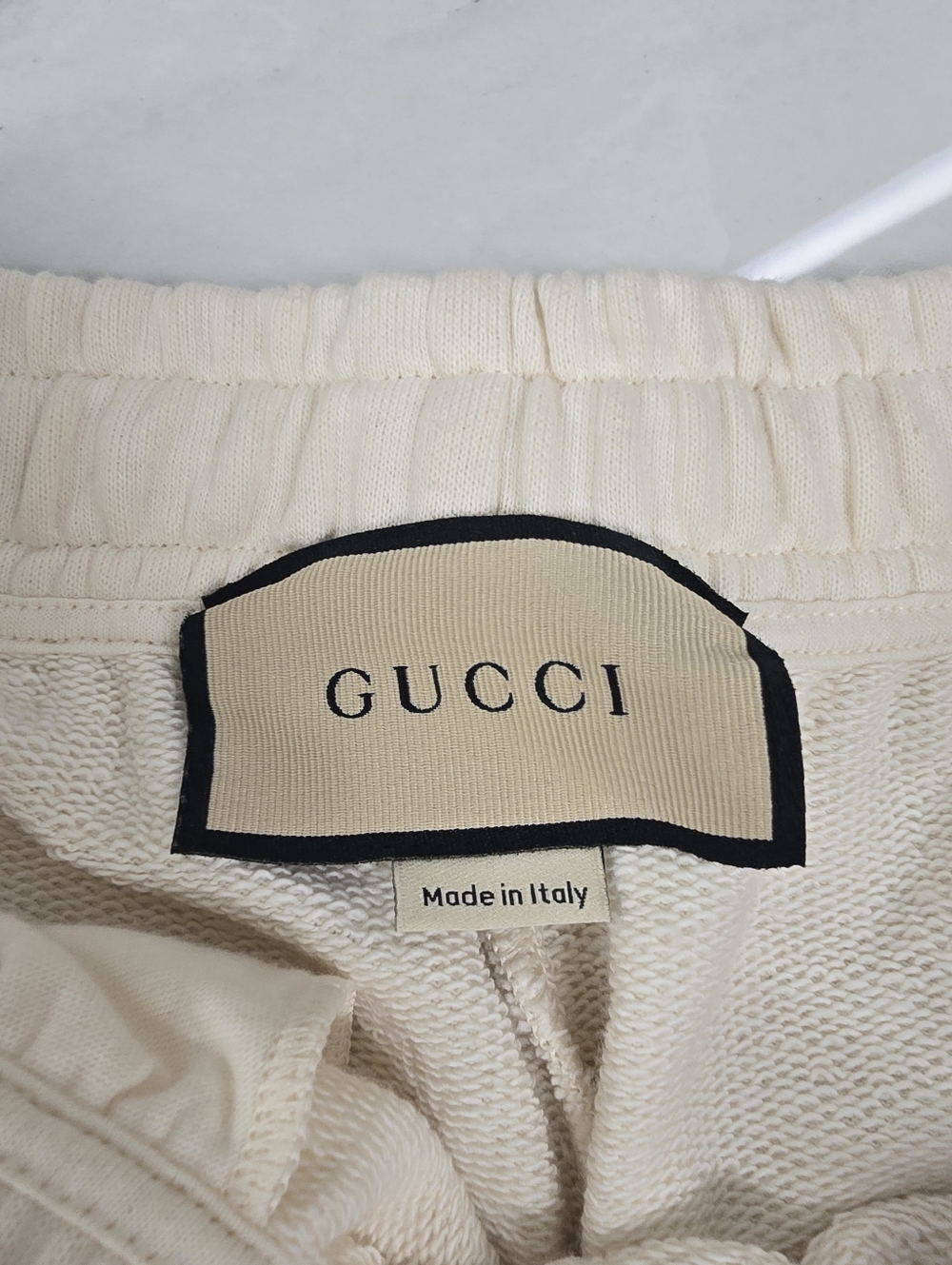 Gucci Cream Joggers with Multicolor Star Motif - Picture 6 of 11